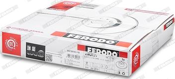 Ferodo DDF2513C-1-D - Bremžu diski www.autospares.lv