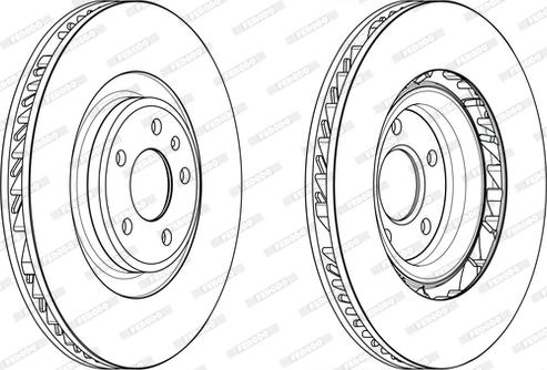 Ferodo DDF2686LC-1 - Bremžu diski www.autospares.lv