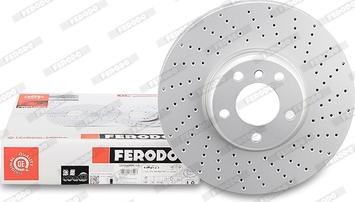 Ferodo DDF2043RDC-1-D - Bremžu diski www.autospares.lv