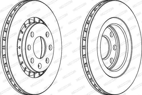 Ferodo DDF206 - Bremžu diski autospares.lv