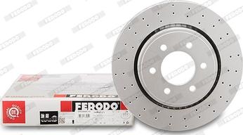 Ferodo DDF2363DC-1-D - Bremžu diski www.autospares.lv