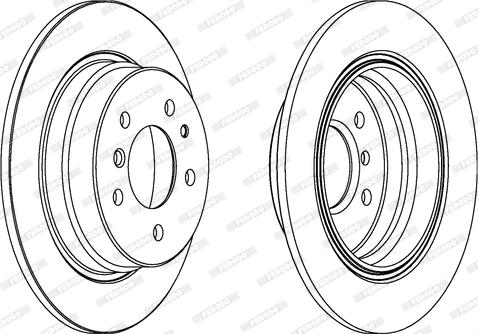 Ferodo DDF221C - Bremžu diski www.autospares.lv