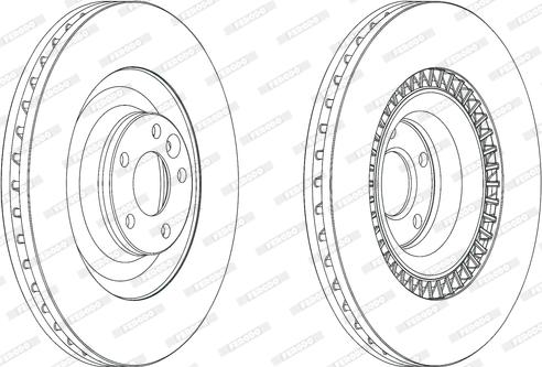 Ferodo DDF2222C - Brake Disc www.autospares.lv