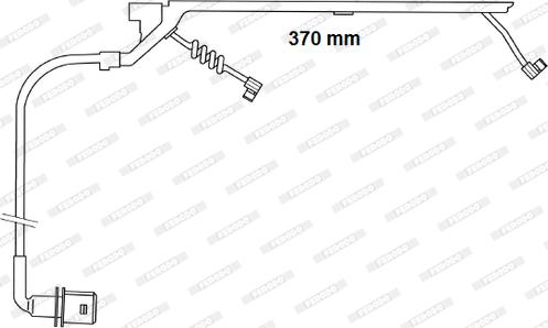 Ferodo FAI169 - Indikators, Bremžu uzliku nodilums www.autospares.lv