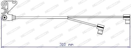 Ferodo FAI160 - Indikators, Bremžu uzliku nodilums www.autospares.lv