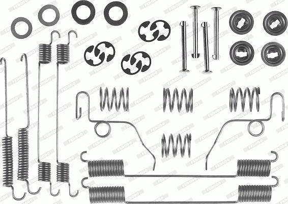 Ferodo FBA40 - Piederumu komplekts, Bremžu loki www.autospares.lv