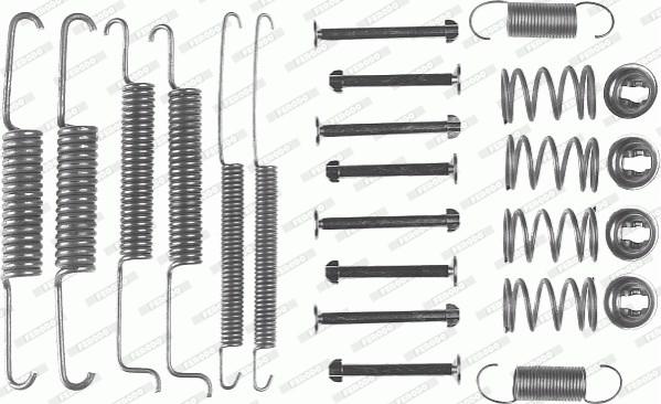 Ferodo FBA16 - Piederumu komplekts, Bremžu loki www.autospares.lv