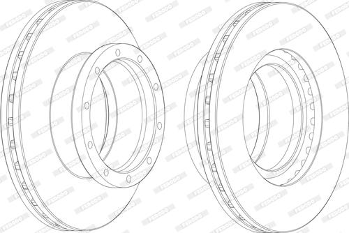 Quinton Hazell BDC4689 - Brake Disc www.autospares.lv