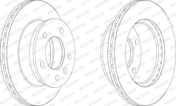 Ferodo FCR153A - Тормозной диск www.autospares.lv