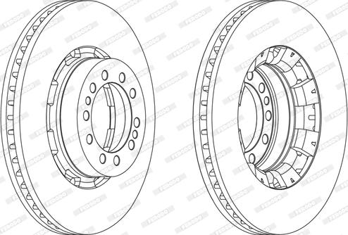 Ferodo FCR128A - Brake Disc www.autospares.lv