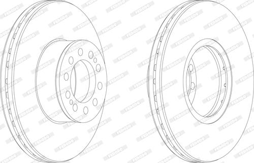 FOMAR Friction FO 0238 PRO - Brake Disc www.autospares.lv