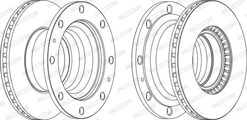 Ferodo FCR232A - Тормозной диск www.autospares.lv