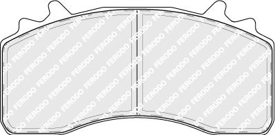 Ferodo FCV4419 - Bremžu uzliku kompl., Disku bremzes www.autospares.lv