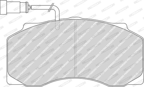 Ferodo FCV1042 - Bremžu uzliku kompl., Disku bremzes www.autospares.lv