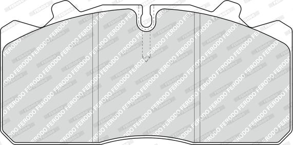 Ferodo FCV1354 - Brake Pad Set, disc brake www.autospares.lv