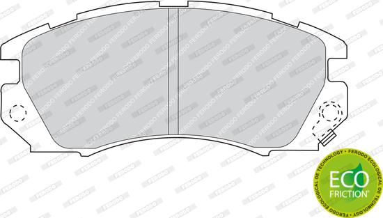 Ferodo FDB948 - Bremžu uzliku kompl., Disku bremzes www.autospares.lv