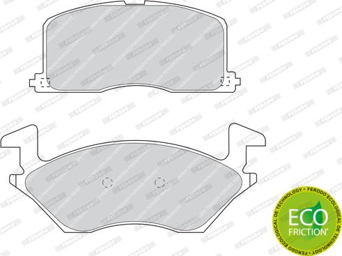 Ferodo FDB943 - Brake Pad Set, disc brake www.autospares.lv