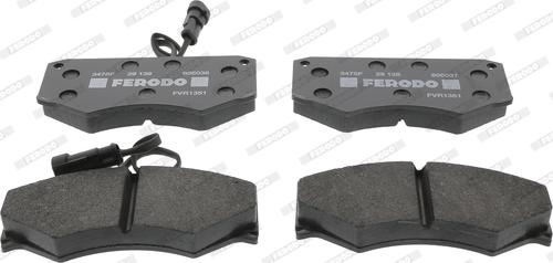 Ferodo FDB951 - Тормозные колодки, дисковые, комплект www.autospares.lv