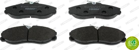 Ferodo FDB909 - Тормозные колодки, дисковые, комплект www.autospares.lv