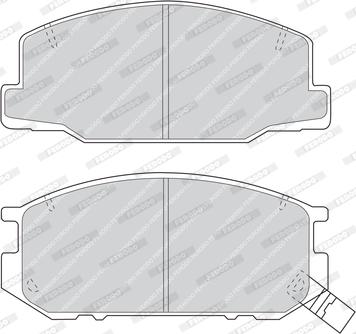 Ferodo FDB932 - Brake Pad Set, disc brake www.autospares.lv