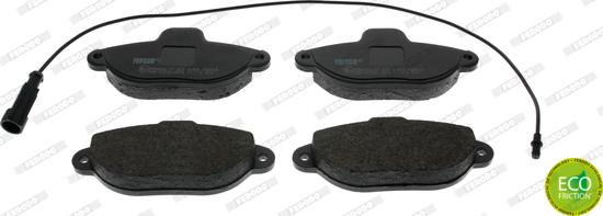 Ferodo FDB925 - Brake Pad Set, disc brake www.autospares.lv