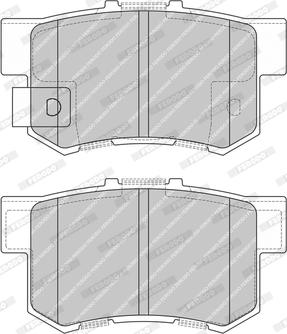 Ferodo FDB4991-D - Brake Pad Set, disc brake www.autospares.lv