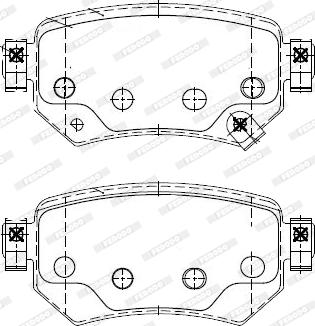 Ferodo FDB4944-D - Bremžu uzliku kompl., Disku bremzes www.autospares.lv