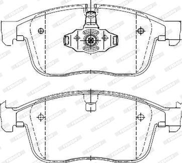 Ferodo FDB4943-D - Bremžu uzliku kompl., Disku bremzes www.autospares.lv