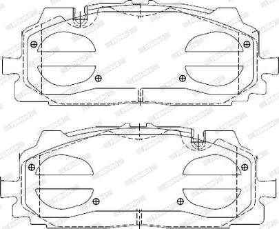 Ferodo FDB4959-D - Bremžu uzliku kompl., Disku bremzes www.autospares.lv