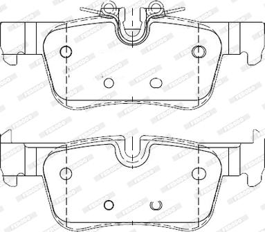 Ferodo FDB4954-D - Bremžu uzliku kompl., Disku bremzes www.autospares.lv