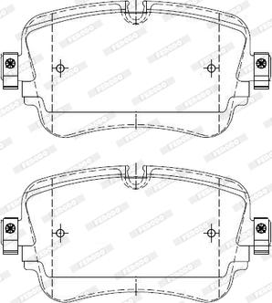 Ferodo FDB4960-D - Bremžu uzliku kompl., Disku bremzes www.autospares.lv