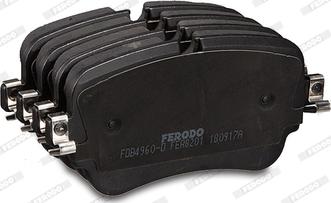 Ferodo FDB4960-D - Bremžu uzliku kompl., Disku bremzes www.autospares.lv