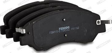 Ferodo FDB4915-D - Bremžu uzliku kompl., Disku bremzes www.autospares.lv