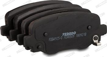 Ferodo FDB4925-D - Bremžu uzliku kompl., Disku bremzes www.autospares.lv