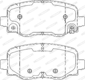 Ferodo FDB4925-D - Bremžu uzliku kompl., Disku bremzes www.autospares.lv