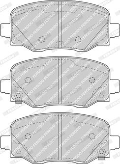 Ferodo FDB4925 - Bremžu uzliku kompl., Disku bremzes www.autospares.lv