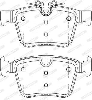 Ferodo FDB4927-D - Bremžu uzliku kompl., Disku bremzes www.autospares.lv