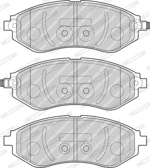 Ferodo FDB4971 - Bremžu uzliku kompl., Disku bremzes www.autospares.lv