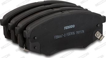 Ferodo FDB4447-D - Bremžu uzliku kompl., Disku bremzes www.autospares.lv