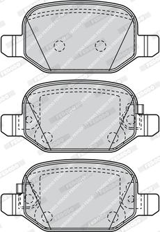 Ferodo FDB4459 - Bremžu uzliku kompl., Disku bremzes www.autospares.lv