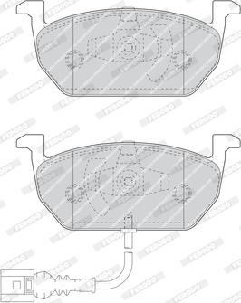 Ferodo FDB4454 - Bremžu uzliku kompl., Disku bremzes www.autospares.lv