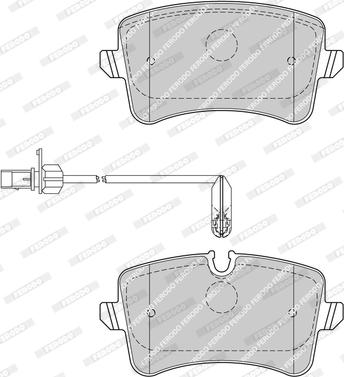 Ferodo FDB4410 - Brake Pad Set, disc brake www.autospares.lv