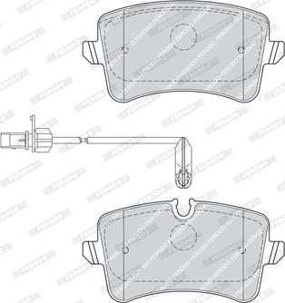 Ferodo FDB4410 - Bremžu uzliku kompl., Disku bremzes www.autospares.lv