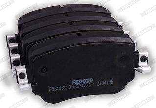 Ferodo FDB4485-D - Bremžu uzliku kompl., Disku bremzes www.autospares.lv