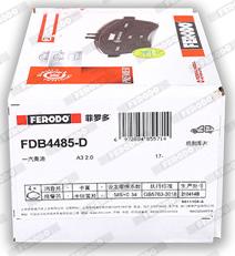 Ferodo FDB4485-D - Bremžu uzliku kompl., Disku bremzes www.autospares.lv