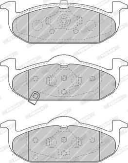 Ferodo FDB4436-D - Bremžu uzliku kompl., Disku bremzes www.autospares.lv