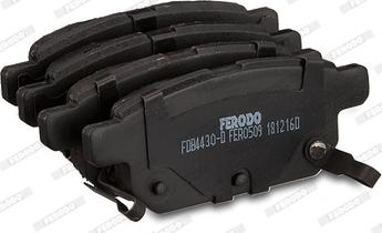 Ferodo FDB4430-D - Brake Pad Set, disc brake www.autospares.lv