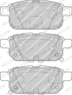 Ferodo FDB4430-D - Brake Pad Set, disc brake www.autospares.lv