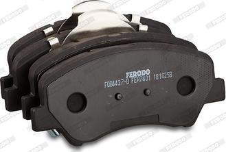 Ferodo FDB4437-D - Тормозные колодки, дисковые, комплект www.autospares.lv