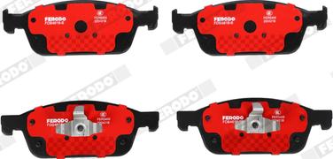 Ferodo FDB4619-S - Тормозные колодки, дисковые, комплект www.autospares.lv